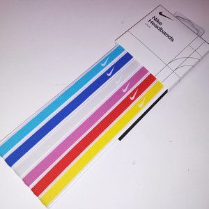 Nike Headbands 6 Pack Unisex Mens Womens Silicone Strip Grips Blue Gray Purple O